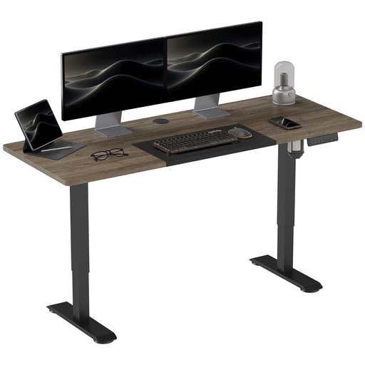 140x70cm Electric Standing Desk Adjustable Height 72-116cm With LED Display For Home Office