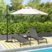 Set of 2 Grey Rattan Sun Loungers With Adjustable Backrest for Garden and Poolside by Outsunny