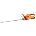 Cordless Hedge Trimmer for Easy Garden Maintenance with Rechargeable Battery Orange AOSOM