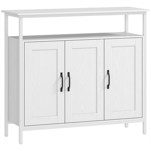 Kitchen Sideboard with Adjustable Shelves for Organised Storage White AOSOM