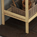 Four Tier Bamboo Adjustable Shelf Storage Unit for Home and Office by HOMCOM