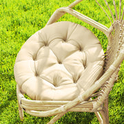 Set of Two Beige 60cm Outdoor Cushions Weather Resistant by Outsunny