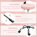 Pink 360 Degree Swivel Salon Stool with Adjustable Height by HOMCOM