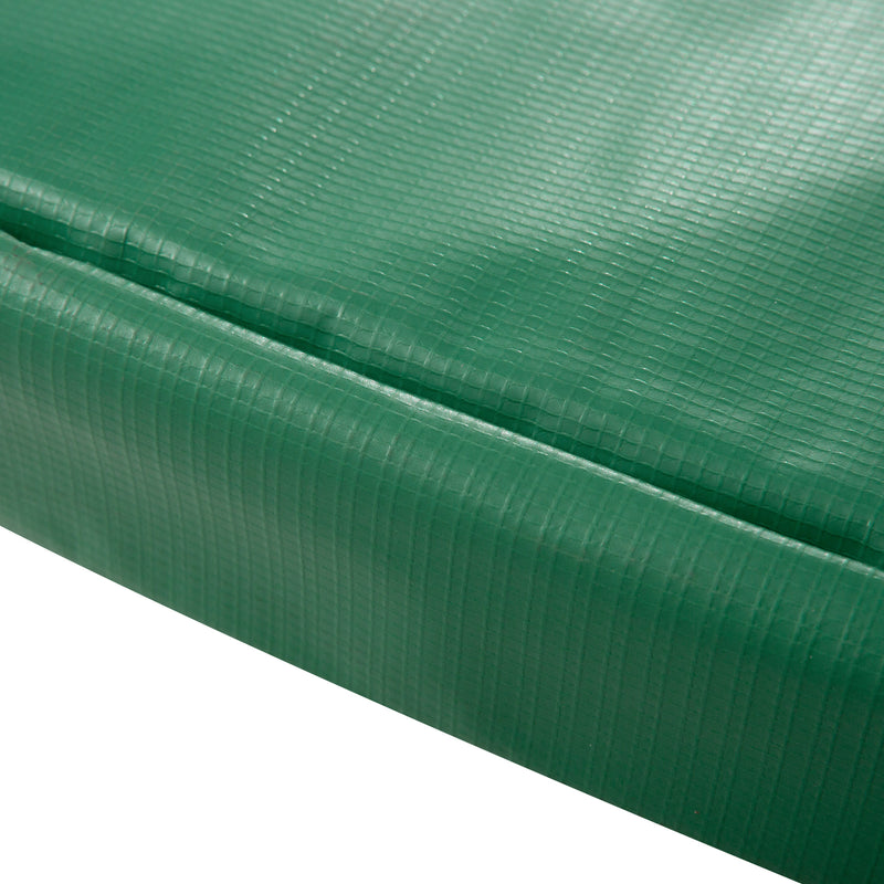 12FT Trampoline Replacement Safety Pad With Thick Foam For Outdoor Use Green AOSOM