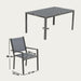 7 Piece Garden Dining Set with Stackable Chairs and Slatted Table by Outsunny