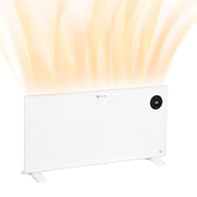 2000W Electric Convector Heater With Thermostat And Timer For Home Or Office Use White