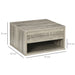 Set of Two Floating Bedside Tables with Drawer and Shelf Brown Wood Effect by HOMCOM
