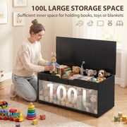 Storage bench 100L - Black