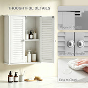 Bathroom Wall Cabinet White - image 7