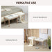Vintage French Style Bed End Bench Cream White by HOMCOM