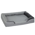Washable Dog Sofa Bed With Removable Cover And Non Slip Base For Small Pets Grey AOSOM