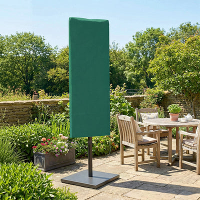 Cantilever Garden Parasol Cover for Year Round Weather Protection Easy Fit, Dark Green Outsunny