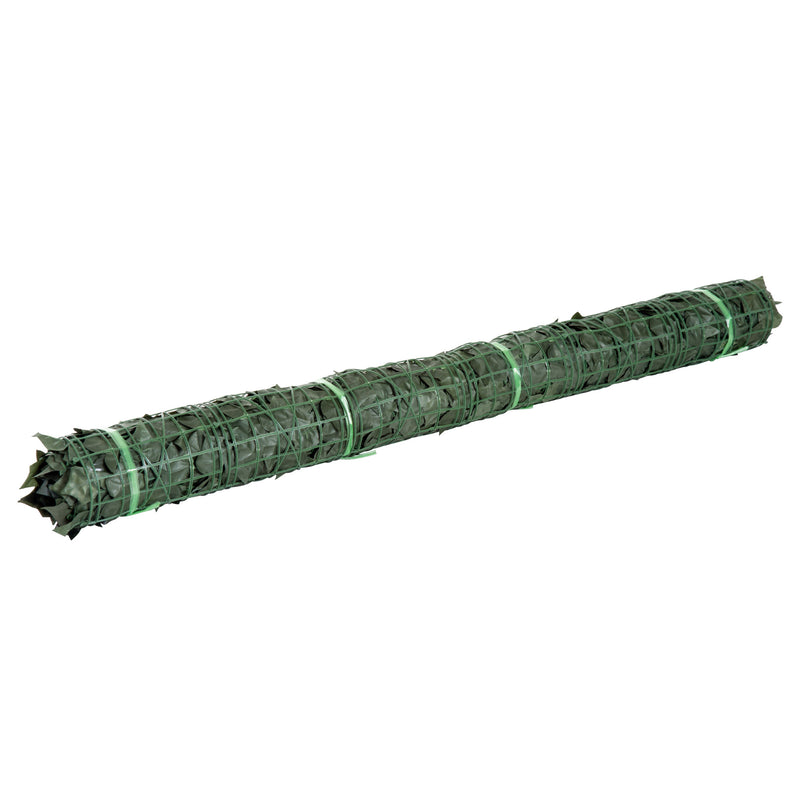 Dark Green 2 Piece Artificial Leaf Fence Screen For Garden Privacy And Outdoor Decor