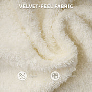 Beige Velvet Office Swivel Chair With Padded Seat And Adjustable Height For Home Desk