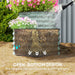 Light Green Two Tier Galvanised Steel Garden Planter for Outdoor Plants by Outsunny