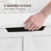 Storage bench 100L - White