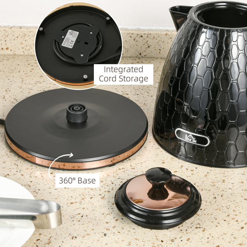 Honeycomb Kettle, Black