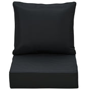 4 Piece Outdoor Chair Cushion Set for Garden or Patio with Soft Seat and Back Support