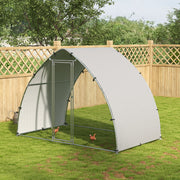 Large Outdoor Chicken Coop with Weatherproof Cover for 4 to 6 Hens and Ducks PawHut