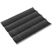 UV Resistant Retractable Replacement Pergola Canopy 4 x 3 m Ideal For Outdoor Shade Dark Grey Outsunny