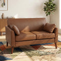 2 Seater Compact Sofa for Small Living Rooms with Supportive Cushions Easy Clean