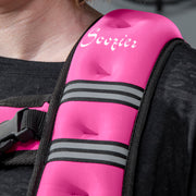 Adjustable Weighted Vest for Running and Strength Training with Mesh Pocket 8kg Pink AOSOM