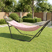 Hammock Stand for Garden or Patio with Adjustable Height and Strong Steel Frame Black Outsunny