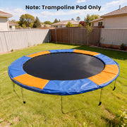 Trampoline Safety Pad for 8ft Round Trampolines Protects Springs and Edges Blue AOSOM