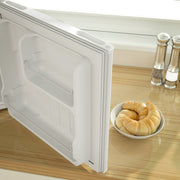 46 Litre Lockable Countertop Fridge Cream White by HOMCOM