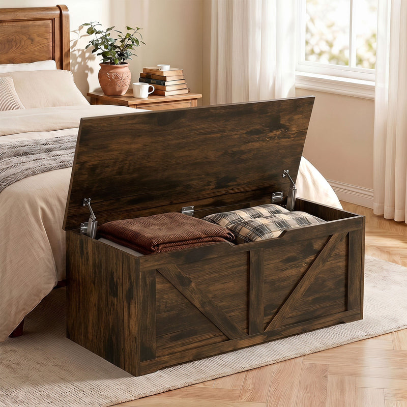 Storage bench 127L - Brown
