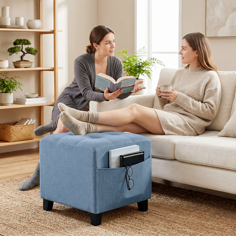 Storage footstool - Blue