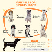 Large Dog Crate Furniture with Removable Cushion Doubles as Side Table Grey