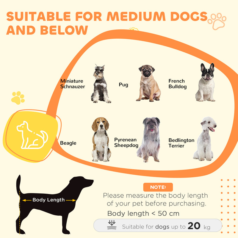 Indoor Dog Crate with Anti-Chew Mesh and Escape-Proof Door for Medium Dogs 80cm by PawHut
