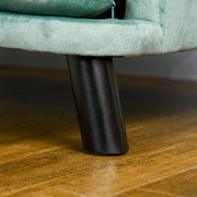 Raised Dog Sofa Bed for Medium and Large Dogs with Cushion Support for Comfort Green