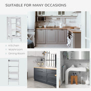 Grey Toddler Kitchen Step Stool With Adjustable Platform For Safe Independent Standing