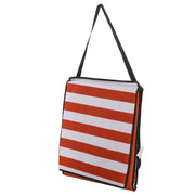 Folding Beach Chair Set with Adjustable Backrest and Carry Bag for Easy Transport Red Outsunny