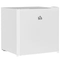 46 Litre Table Top Mini Fridge With Ice Box And Reversible Door For Bedroom Use Cream