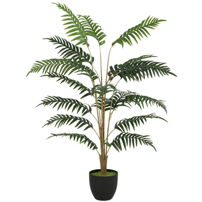 Artificial Fern Tree 120cm for Easy Low Maintenance Home or Office Greenery Green Homcom