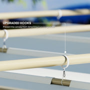 3m x 3m Garden Pergola with Retractable UPF30+ Canopy Sun Shade Khaki by Outsunny