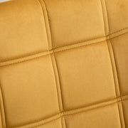 Modern Accent Armchair With Wide Arms And Slanted Back For Living Room Or Office Yellow