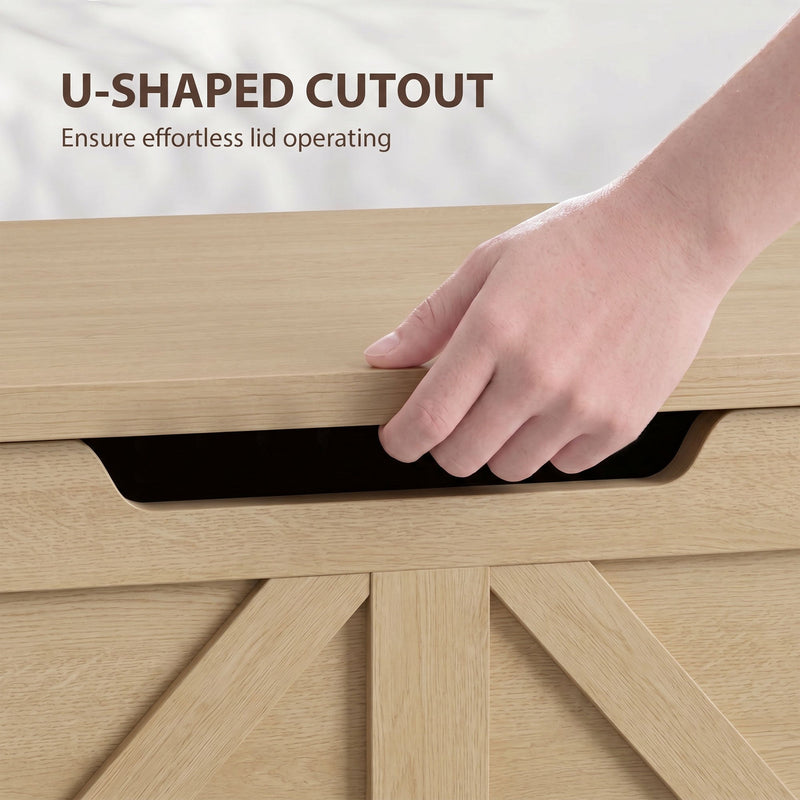 Storage bench 100L - Oak