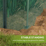 Mini Polytunnel Greenhouse 360 x 120cm for Outdoor Plant Protection by Outsunny