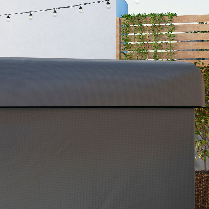 Dark Grey Waterproof Swing Chair Cover for 3 Seater Garden Bench with UV Protection