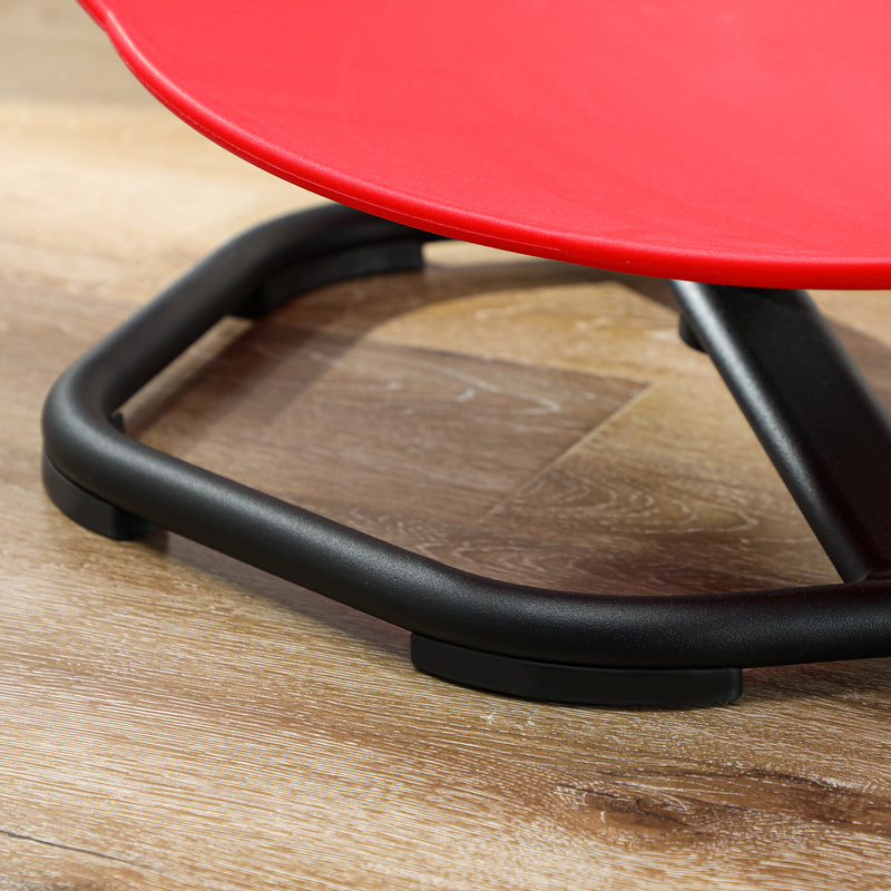 AIYAPLAY Sensory Spinning Chair for Kids, for Coordination, Balance, Red AOSOM