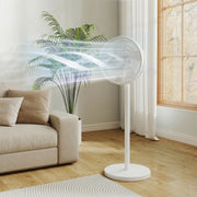 Pedestal Fan with Remote and Timer for Custom Home Cooling White AOSOM