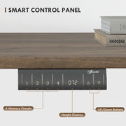 140x70cm Electric Standing Desk Adjustable Height 72-116cm With LED Display For Home Office