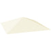 Cream 3m x 3m Gazebo Canopy Replacement UV-Resistant Waterproof Cover by Outsunny
