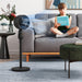 Powerful 12 Inch Pedestal Fan with 3 Speeds and Oscillating Function for Home and Office by HOMCOM
