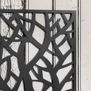 Black Metal Garden Planter With Trellis Support Ideal For Climbing Plants Outdoors