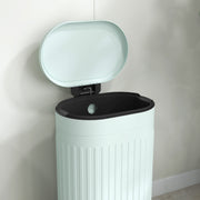 Light Green 30L Metal Kitchen Bin With Soft-Close Lid by HOMCOM
